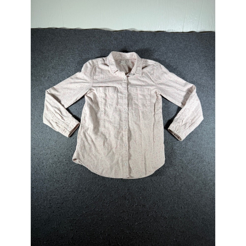 Altar'd State Womens Medium Rainbow Confetti Speckle Cotton Button Down Shirt
